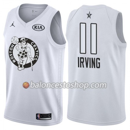 Camiseta Hombre NBA Boston Celtics Kyrie Irving 11 2018 All-Star Jordan Brand Blanco Swingman